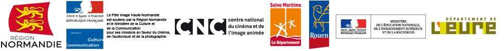 logo partenaires du Pôle Image Haute-Normandie
